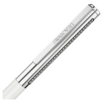 Matrix Tennis ballpoint pen White, Chrome plated